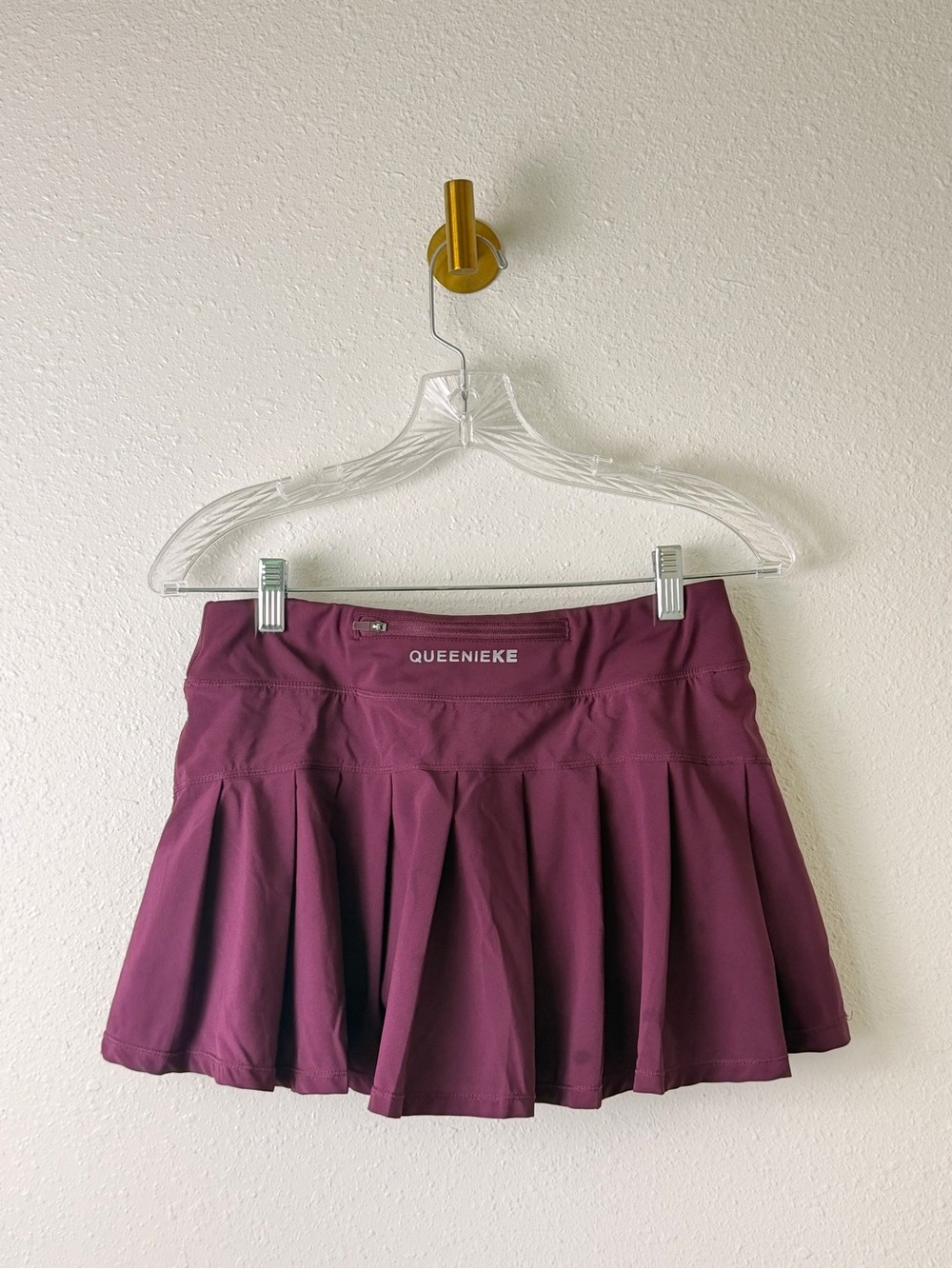Burgundy Queenieke Purple Golf Tennis Running Pleated Skort Shorts Skirt